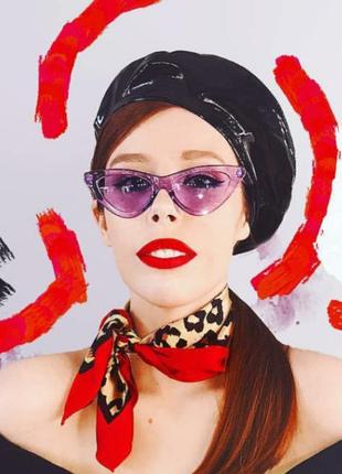 Фіолетові окуляри лисички 😈