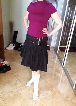 Шикарна спідниця в складку від gfferre (оригінал) розмір 28