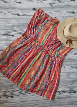 Сукня сарафан топ спідниця принт