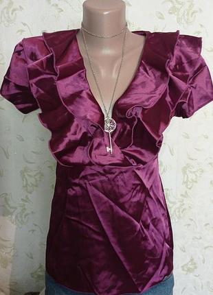 Блуза атласная femme