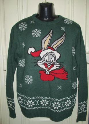 Свитер мужской.новогодний.разм xl