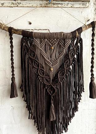 Макраме пано в стиле бохо, декор на стену. ручна работа. під замовлення