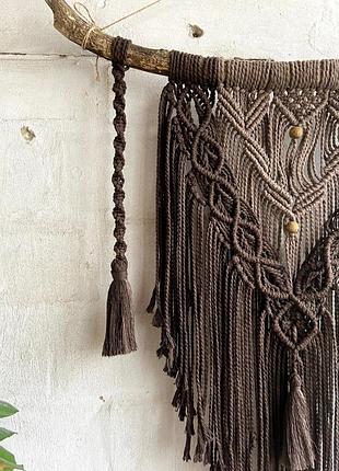 Макраме пано в стиле бохо, декор на стену. ручна работа. під замовлення