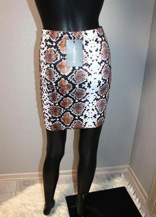 Юбка prettylittlething питон 4
