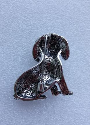 Брошка "собачка" 2