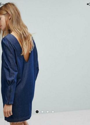 Платье деним на подкладке only с asos