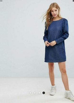 Плаття денім на підкладці only з asos2 фото