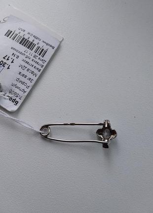Брошка срібло 4