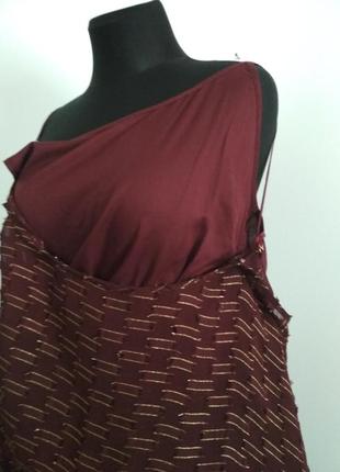 Фірмове 100% натуральне плаття міді з розкішним люрексом2 фото