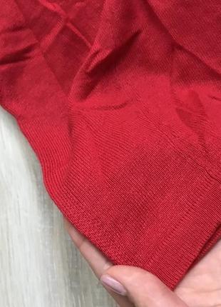 Червоний пуловер кашемір бленд дизайнерський кашеміровий жилет оверсайз steffen schraut колаборація aldi червоний9 фото