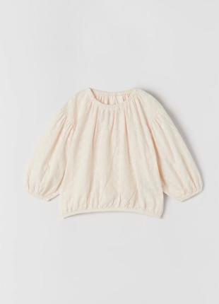 Блузка з вишивкою zara
