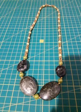 Стильне колье ручной работы