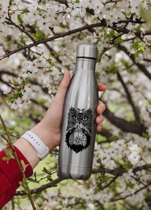 Термос с совой