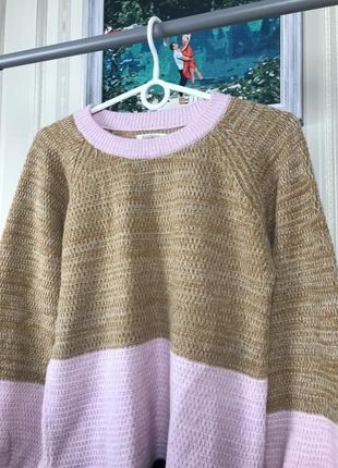 Шерстяной трехцветный свитер barbour murrelet3 фото