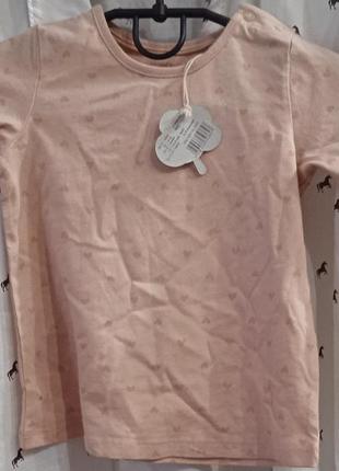 Лонгслинг для дівчинки бренду lupilu