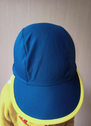 Кепка с защитой. возраст 3-4 года. панама для пляжа. панама синяя. пляжна кепка панамка з захистом m&s2 фото