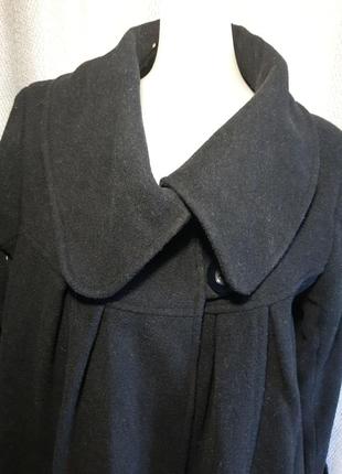 Женское шерстяное демисезонное пальто. осеннее, весеннее, деми.3 фото
