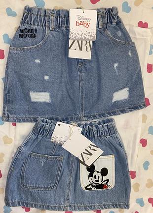 Джинсовая юбка zara 2