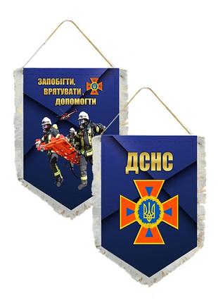 Вимпел двухсторонній дснс 14×19 см