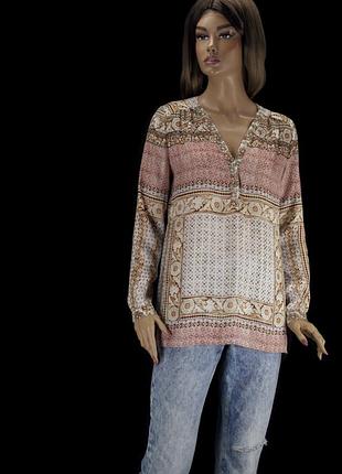 Красивая шелковистая лёгкая блузка maddison. размер eur 38.