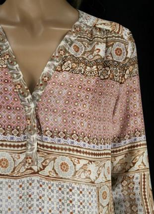Красивая шелковистая лёгкая блузка maddison. размер eur 38.2 фото