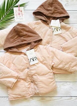 Куртка вітровка для дівчинки zara