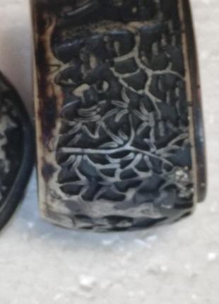 Китайська чорна киноварная скринька. вінтаж.9 фото