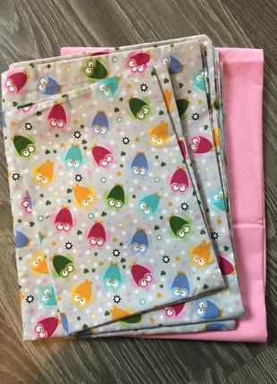 Детская постель  " забавные совы"