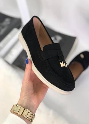 🖤lor0 pian0 black🖤лоферсы чёрные женские, жіночі чорні лоферси3 фото