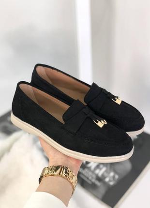 🖤lor0 pian0 black🖤лоферсы чёрные женские, жіночі чорні лоферси7 фото
