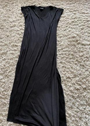 Плаття довге з розрізами з боків3 фото