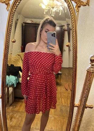 Плаття в горошок