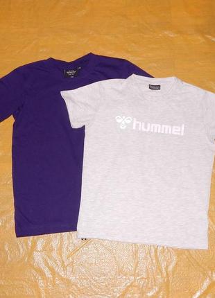 Р. 134-140, набор 2 шт футболка hummel, германия