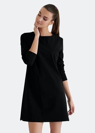Чёрное платье zara