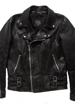 Оригинальная винтажная косуха 70-х genuine cowhide cannibal corpse custom leather motorcycle jacket