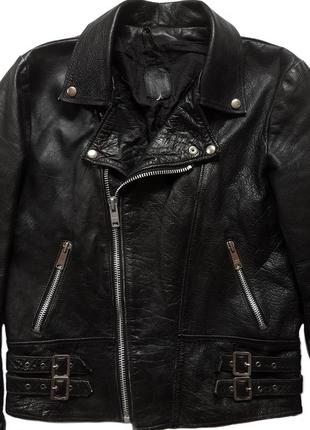 Оригінальна вінтажна косуха 70-х genuine cowhide cannibal corpse custom leather jacket motorcycle2 фото