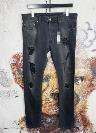Джинси Diesel tepphar slim carrot stratch джинси