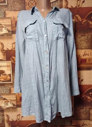 Stella rosa блуза льняна сорочка,італія