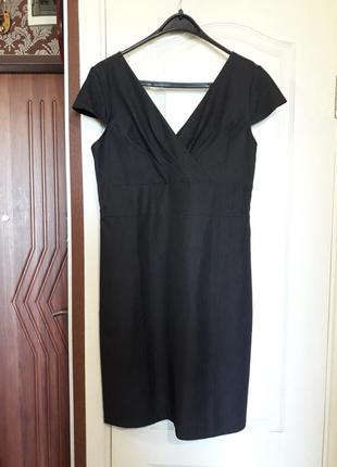 Сукня темно сіре офісний стиль 48 р.