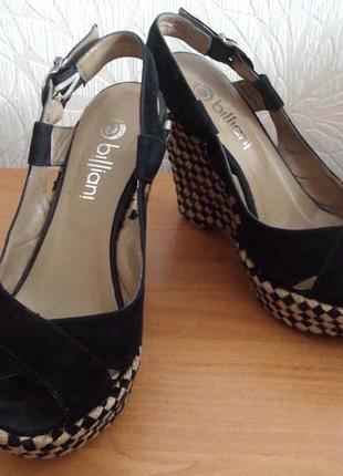 Шикарні босоніжки billiani 37 р. (24,5 див.)