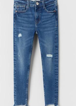 Джинсы zara, размер 13-14 лет