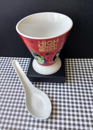 Фарфоровая чаша чашка кухоль, дисертная чашка , disney bon bon buddies,high school musical, оригинал6 фото