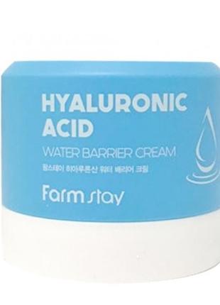 Заспокійливий крем з гіалуронової кислотою farm stay hyaluronic acid water barrier cream