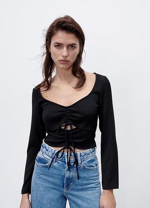 Топ кофта zara