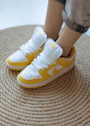 Кросівки sb dunk low кросівки yellow