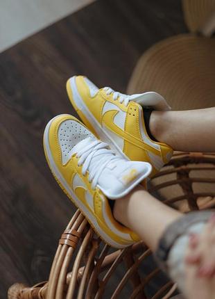 Кросівки sb dunk low кросівки yellow6 фото