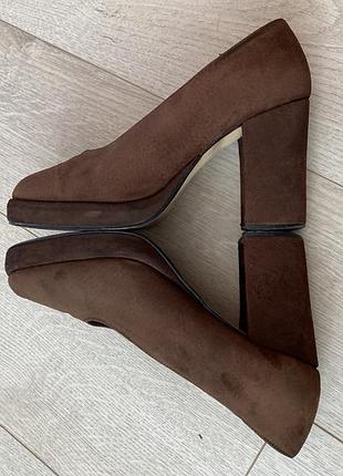 Зручні стильні туфлі//туфлі на квадратних підборах