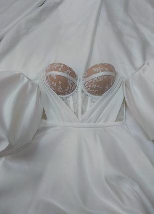 Весільна сукня свадебное платье бюстье7 фото