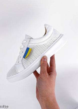 Кеді жіночі натури.шкіра