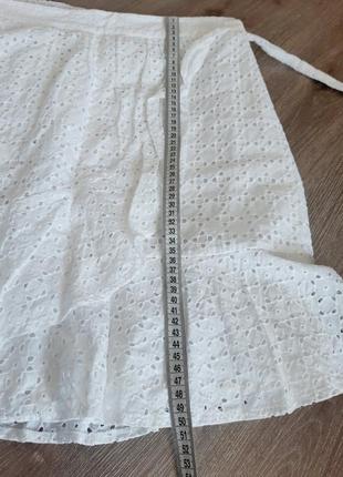 Юбка юбка белая прошва/ришелье,50-525 фото